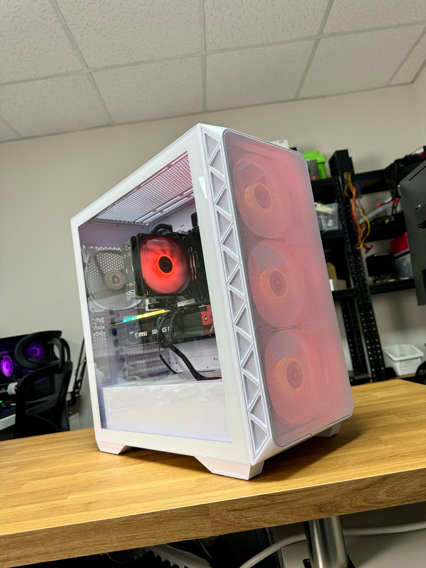 White Gaming PC | RTX 3060Ti Ryzen 7 | Play Fortnite, Battlefield 6, GTA V, Stream, Edit, and more!